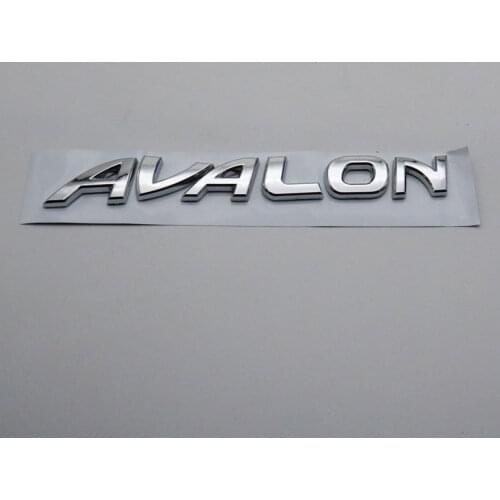 For Toyota AVALON Emblem Rear Trunk Badge Chrome Auto Logo Letters Chrome Sticker