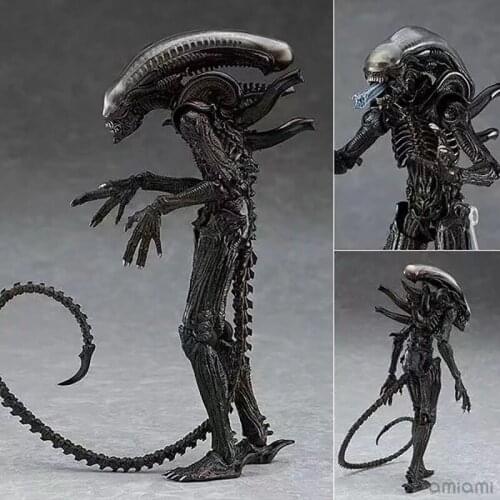 18cm Alien Figure SP-108 10th Alien VS Predatorer 2 PVC Action Figure Model Toy Doll Gif