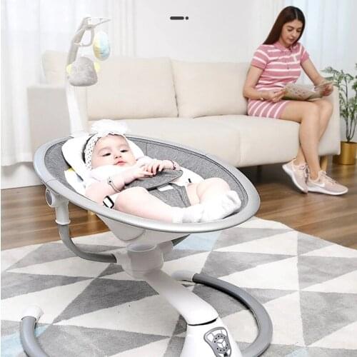 Electric Baby Rocking Chair 0-3 Baby Safety Cradle Rocking Chair Soothing Babys Artifact Sleeps Newborn Sleeping Free Shipping