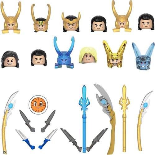 WM6118 Movie Series Super Heros Building Blocks Action Figures Heads MOC Toys for Kids