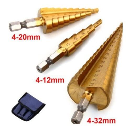 HSS4241 step drill subland drill Titanium-plated pagoda drill hole opener