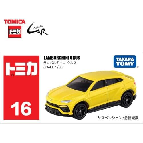 TAKATA TOMY TOMICA Car Model 16 Lamborghini URUS SUV Diecast Toy for Children