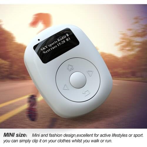 MINI POCKET DAB/FM RADIO WITH BLUETOOTH AND WHITE NOISE BACKGROUND MUSIC MODE, 1 INCH OLED SCREEN. RECHARGEABLE BATTERY