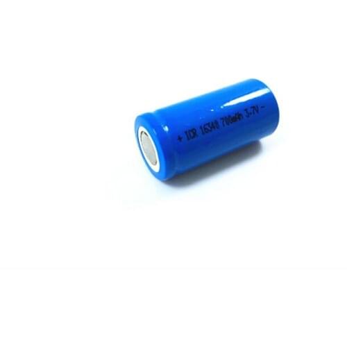 10PCS ICR16340 1800MAH3.7V lithium battery LCR16340 2000MAH3.7V flashlight rechargeable battery