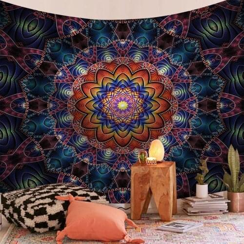 Mandala Tapestry Bohemian Spiritual Tapestry Indian Hippie Wall Hanging Decor for Home Room Decor