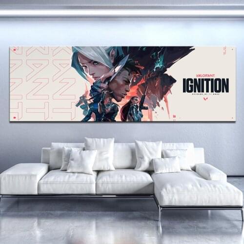 Home Decor Modular Canvas Picture 1 Valorant Game Heroes a living room Poster Home Canvas Painting Wholesale