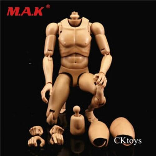 New 1/6 Man Muscle Narrow Shoulder Body 12'' Upgrade Ver. Figure Doll Model In Stock