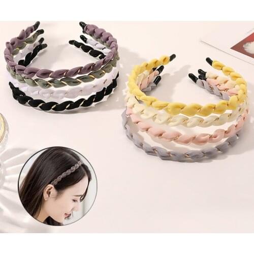 2021 Super Fairy Headband Sweet Organza Thin Hair Band Candy Color Hairband Head Hoop Turban Bezel Women Hair Accessories