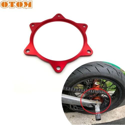 OTOM Motorcycle Tire Aluminum Alloy Flange Rear Wheel Hub Spacers Shims Plate CRF Sprocket Heightening Gasket For HONDA CRF250RX