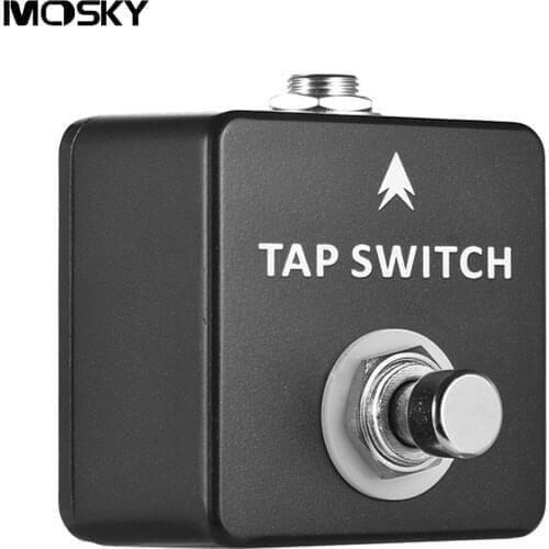 MOSKY 1/4" TAP SWITCH Guitar Effect Pedal Electric Single Tap Delay Full Metal Accessories Guitar Effect Pedal Instruments
