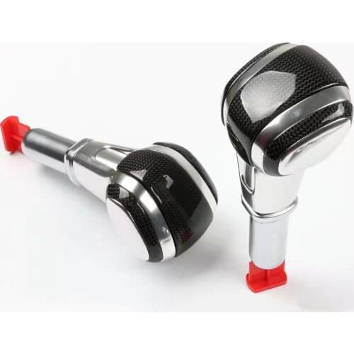 Carbon Fiber Gear Shift Knob Handball Gear Stick for Porsche Cayenne 2011 2012 2013 2014 2015 2016 2017 2018