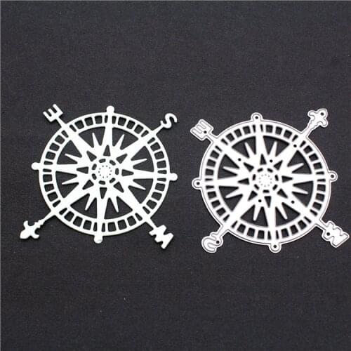 Compass Shapes Metal Cutting Dies Stencil Scrapbooking Photo Album Card Paper Embossing Craft DIY