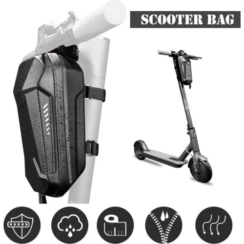 Scooter Storage Bag Electric Scooter Front Hanging Bag Suspension Bag Durable EVA for Car Charger Tool for Xiaomi Sedway Ninebo