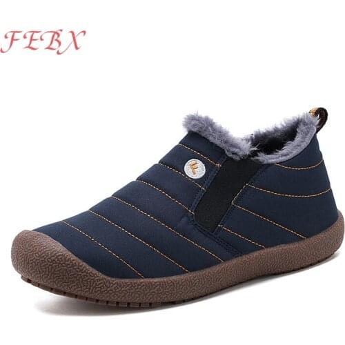 Womens Boots Winter Shoes For Women Waterproof Mens Snow Boots Slip On Warm Plush Unisex Ankle Boot Ladies Causal Botas