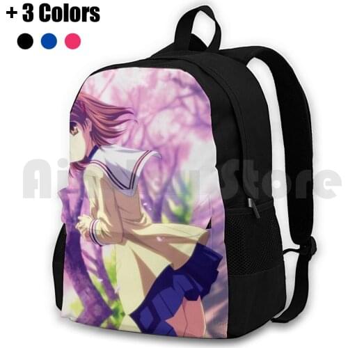 Nagisa Winter Uniform Colour-Clannad Outdoor Hiking Backpack Riding Climbing Sports Bag Clannad After Story Afterstory Nagisa