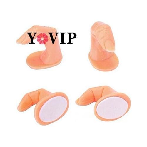 1PC Plastic False Nail Practice Training Nail Art False Tips Display Tool Fake Fingers