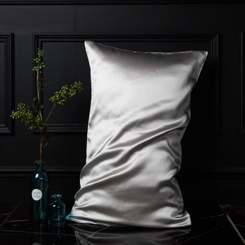 SISISILK Luxury both side 100% Silk Pillowcase Mulberry Silk Charmeuse Pillow Case Slip for Hair and Skin Face