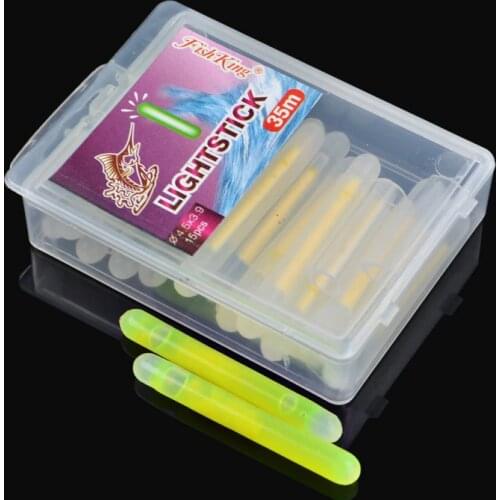 15Pcs/set Portable Luminous Fishing Fluorescent Lightstick Light Night Luminous Fishing Float Dark Glow Fishing Supplies