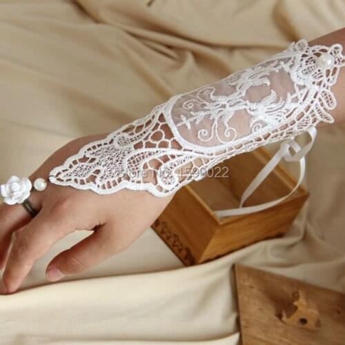 2pcs/lot Wedding Lady Princess Teen Girls Finger Bracelet Bridal Bangles Bride Accesories Lolita Style Jewelry