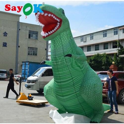 2017 Giant outdoor inflatable dinosaur with full digital printing, inflatable model cartoon advertising