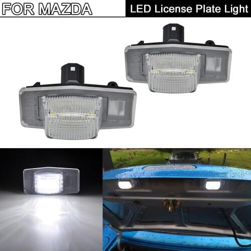 LED License Plate Number Lamp Signal Lights For MAzda MX-5 MK2 MPV 00-06 Ford Protege 99-03 Tribute 01-06