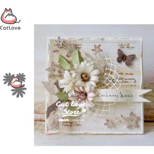 3PCS Flower Series Metal Cutting Dies Scrapbooking Stencil Die Cuts Card Making DIY Decorative Craft Embossing New Dies For 2019