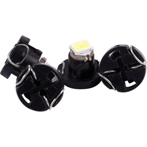 4pcs T3 White 1210 3528 SMD LED Dashboard Dash Light Lamp Bulb for Car