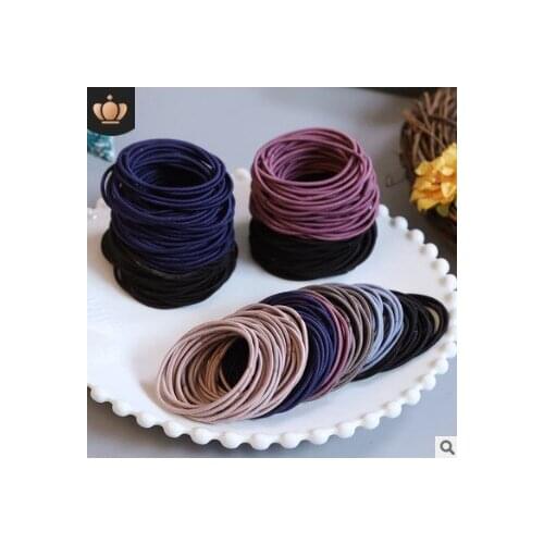 40Barrels/lot 100pcs/Barrel DIY Multi FABRIC Hair Rings Cartoon High Resilience Rubber Bands Styling Tools Accessories HA607