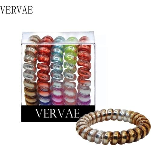 5 Pcs/set Elastic Hair Bands for Women Hair Accessories Girls Spiral Hair Ties Headwear Hairband Ponytail Holders 2021