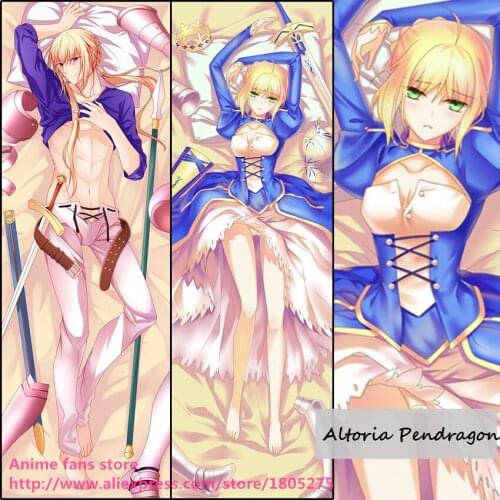 Anime Fate Stay Night Altoria Pendragon Cool Japanese Pillowcase Pillow Case Cover decorative Hugging Body Bedding