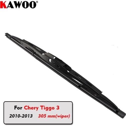 KAWOO Car Rear Wiper Blades Back Window Wipers Arm For Chery Tiggo 3 Hatchback(2010-2013)305mm Auto Windscreen Blade Accessories