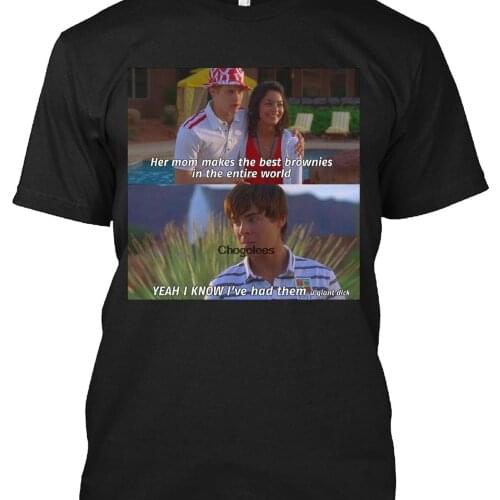 High School Musical Troy Bolton Zac Efron Meme Gift Graphic Tee T Shirt