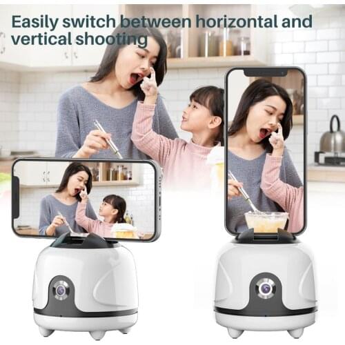 Smart Auto Cameraman Face Smart Tracking Gimbal Pan Stabilizer Head for MT-16 Tripod for Live Youtube Smartphone Vlog Mount