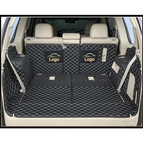 QIEKERETI Custom leather Car Trunk Mats For Toyota Prado 5 7 seats 2700 dedicated 10 19 models 2020 overbearing