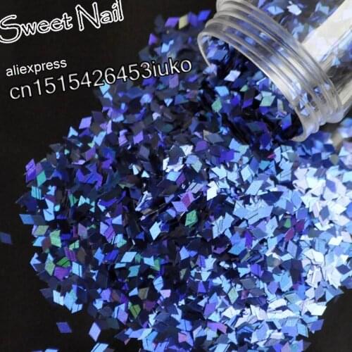2020 Pretty charming Leiguang flashing Ling type nail sequined deep blue LB705