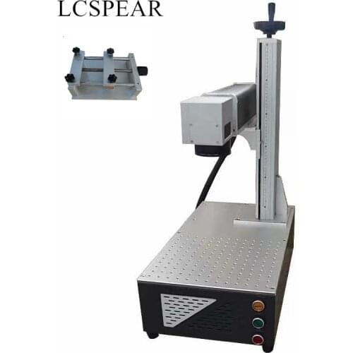 Best price Raycus 20W 30W fiber laser metal marking machine used for metal gold aluminum sliver engraving machine