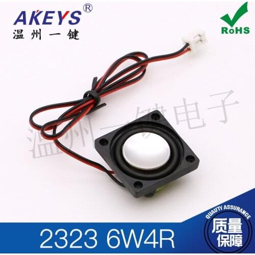 FCET-4R6W speaker 2323 6W4R square small speaker Full range speaker Mini car Outdoor subwoofer