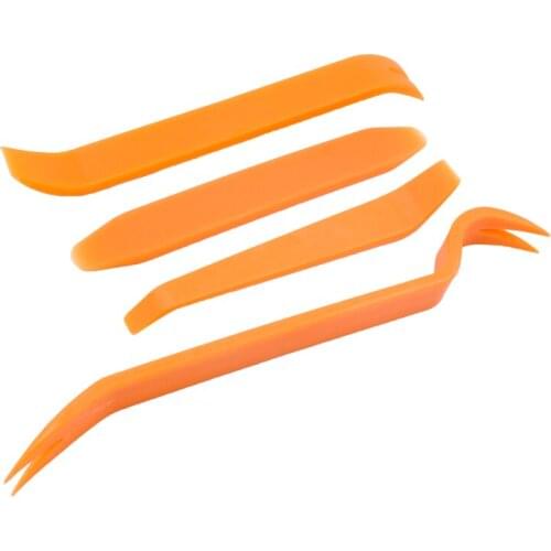 4 Pieces Car Disassembly Interior Kit Audio Removal Trim Panel Dashboard Car DVD Player Auto Trim Removal Tool