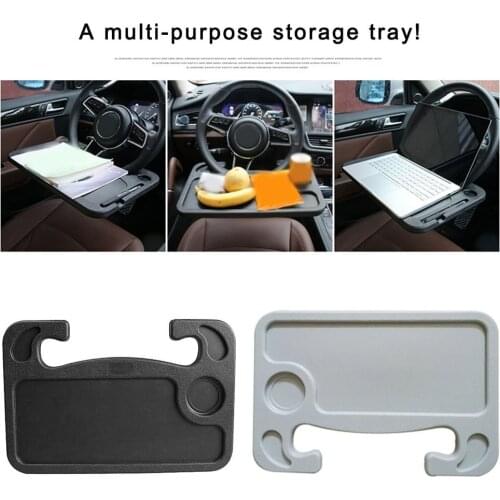 New Portable Car Laptop Computer Desk Mount Stand Steering Wheel Eat Work Drink Food Coffee Goods Tray Board Dining Table Holder