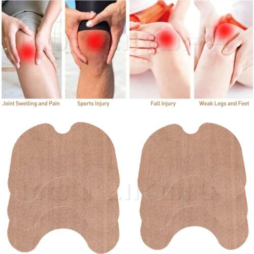 12pcs/bag Knee Plaster Sticker Wormwood Extract Knee Joint Ache Pain Relieving Paster Knee Rheumatoid Arthritis Body Patch Pads