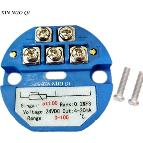 RTD PT100 SBW Temperature Sensor Meter Temperature Transmitter Isolated Detector Module 0~200 Degree 4-20MA