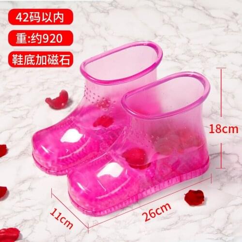 Foot Spa Shoes Bath Massager Home Spa Foot Bath Shoes Foot Washing Bubble Foot Artifact
