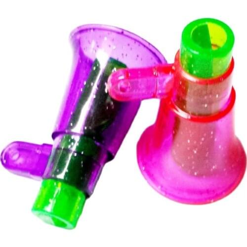 1 Piece Plastic Megaphone Whistle Speaker Children Pinata Bag Filler Loot Birthday Party Favors Toys Vending Capsule Prize Gift