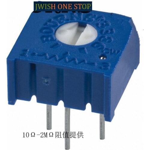 3386P-1-102LF Lap Trimmer Potentiometer Adjustable Resistance, Precision Adjustable