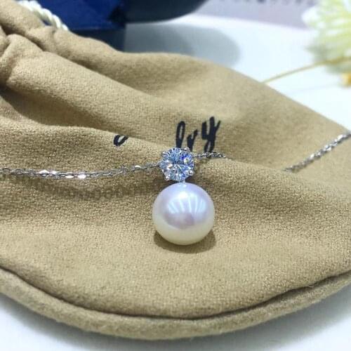 Unique 925 Sterling Silver Pendant Component Findings Set Womens Parts for Oyster Edison Pearl Coral Jade Beads Stones