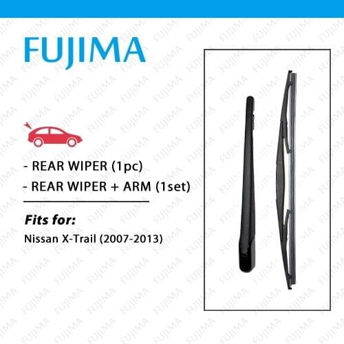 Rear Wiper and Arm for Nissan X-Trail (2007-2013) Back Window Windscreen Nissan Xtrail X Trail Rear Wiper Blade with Arm