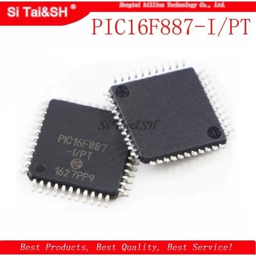 1pcs/lot PIC16F887-I/PT PIC16F887 TQFP44