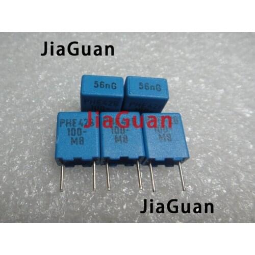 20PCS RIFA PHE426 0.056uF/100V 2% P5MM MKP 563/100V audio blue film Capacitor 426 56nF 100VDC 563 0.056UF