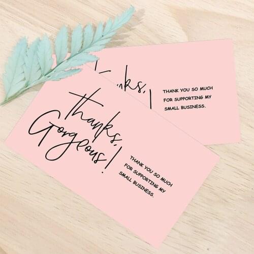 30 Pcs White Thank You Card Thank You For Your Order Card Praise Labels For Small Businesses Decor For Small Shop Gift Packet