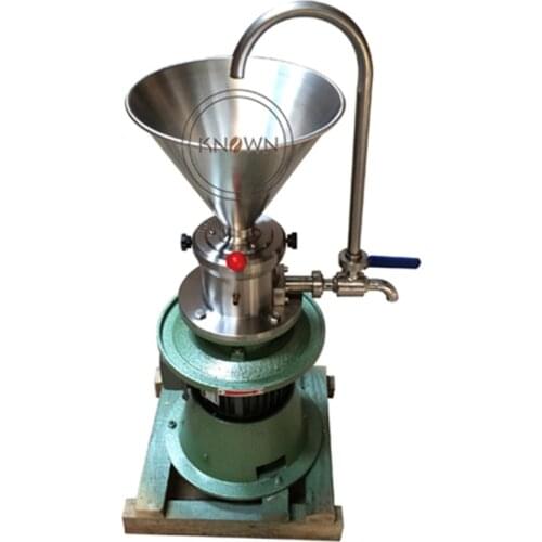 4.1L 70~100kg/h Vertical Peanut Butter Machine Multifunctional Colloid Mill Chilli Grinding Making Machine With CE Approved
